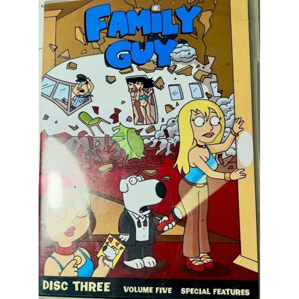 Family Guy Volume Five Disc Three DVD Special Features Adult Animation TV Fox
